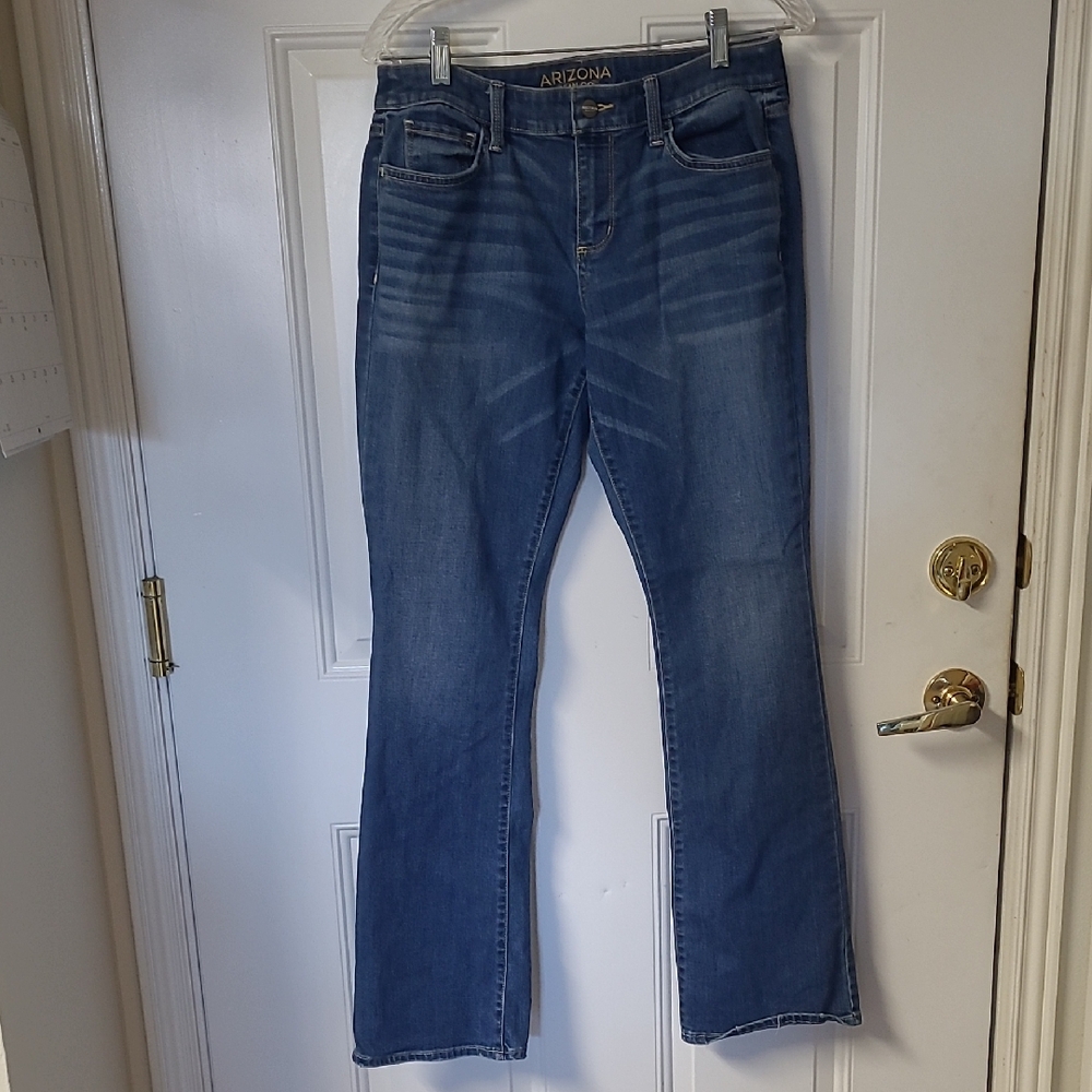 Arizona Jean Company Women's Classic Blue Flare Jeans